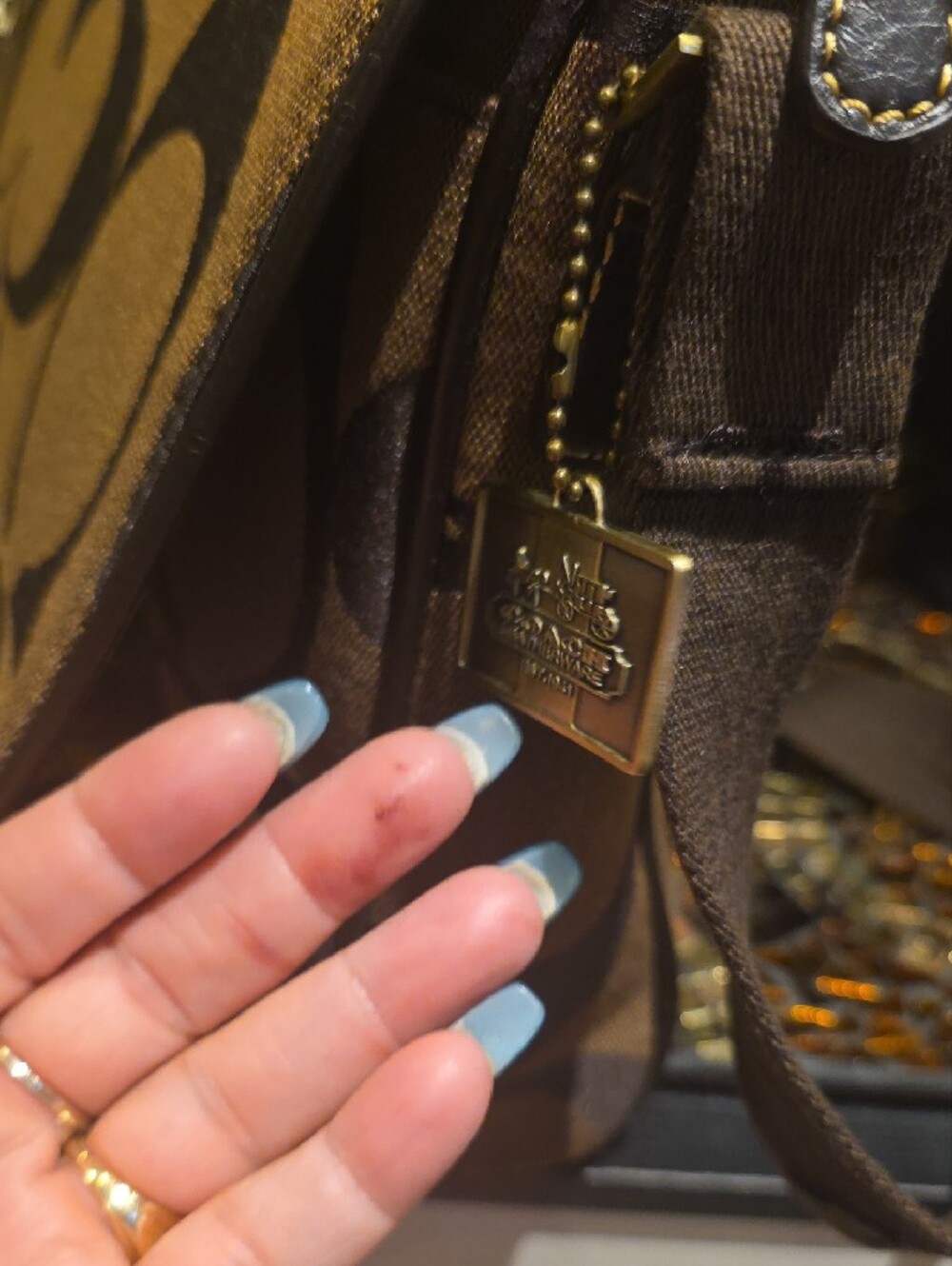 Coach Brown Signature Canvas Crossbody Bag - Picture 3 of 16